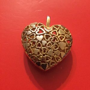 Vintage  /Gold plated Heart